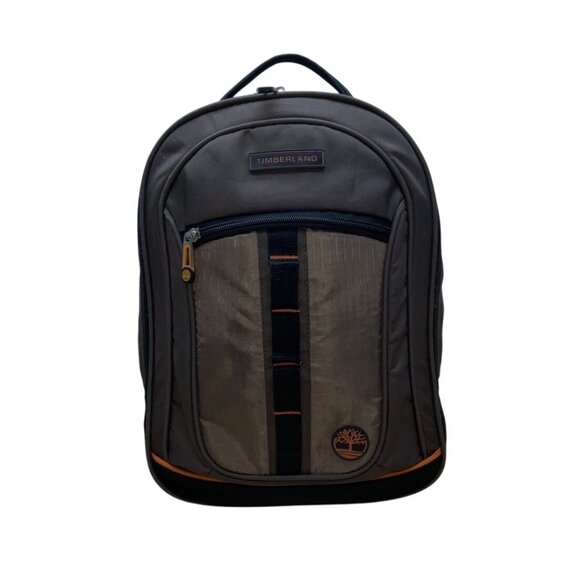 Timberland Capuccino & Orange Accents Jay Peaks Adjustable Straps Backpack Sz L - Picture 1 of 13